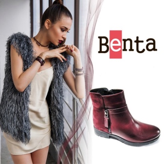Benta (66 фото): черевики, босоніжки, черевики, сабо, туфлі, сліпони, сандалі, балетки, відгуки про якість