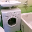 Дизайн ванної кімнати з пральною машиною площею 4 км. м (46 фото): проект ванни з унітазом і пральною машиною, вдалі планування