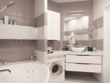 Дизайн ванної в панельному будинку (59 фото): оформлення кімнати стандартних розмірів, переробка маленької ванни у 9-поверховому будинку, варіанти обробки