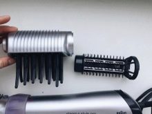 Фен-щітка Braun: огляд фенів з обертовою насадкою-гребінцем і пором