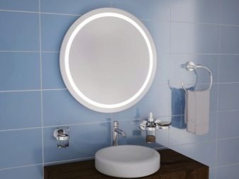 Кругле дзеркало у ванну кімнату з підсвічуванням: як вибрати дзеркало з LED-підсвічуванням? Які його особливості?
