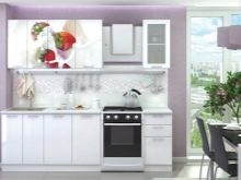 Кухні з фотодруком (54 фото): кухонні гарнітури з фотодруком на фасадах, «Орхідея» і «Кава», «Метелики» та інші малюнки