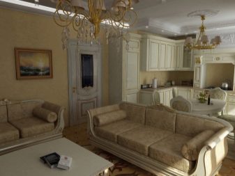 Кухня-вітальня 21-22 кв. м (51 фото): дизайн і планування кухні-вітальні 21-22 квадратних метрів