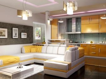 Кухня-вітальня 23-24 кв. м (59 фото): планування кухні-вітальні 4 на 6 квадратних метра, бюджетні проекти, приклади інтер’єру