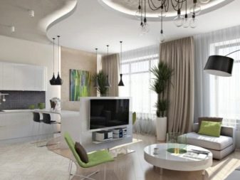 Кухня-вітальня 23-24 кв. м (59 фото): планування кухні-вітальні 4 на 6 квадратних метра, бюджетні проекти, приклади інтер’єру
