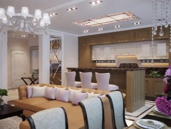 Кухня-вітальня 23-24 кв. м (59 фото): планування кухні-вітальні 4 на 6 квадратних метра, бюджетні проекти, приклади інтер’єру
