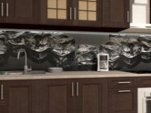 Кухонні фартухи Albico (36 фото): вибираємо панелі для кухні з МДФ та пластику, дизайн готових фартухів для стін з серії «Фрукти і лід»