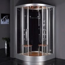 Кутові душові кабіни з низьким піддоном: кабіни 70х70 см і 80х80 см, 90х90 см і 100х100 см, інші моделі