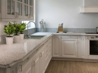 Кварцова стільниця для кухні (28 фото): гарні кухонні моделі з агломерату, огляд виробників