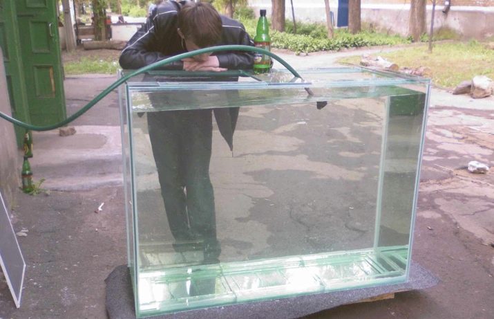 Лопнув акваріум (18 фото): як склеїти його своїми руками, якщо тріснув по шву? Чим заклеїти скла в домашніх умовах?