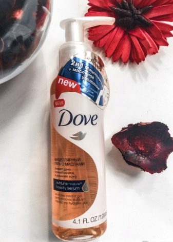 Міцелярна вода Dove: міцелярний гель з маслами, зволожуюча і доглядає міцелярна вода. Відгуки