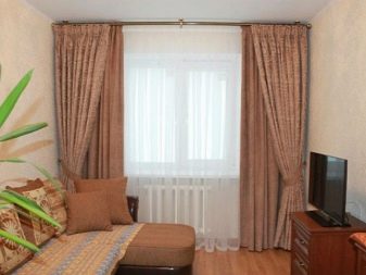 Подвійні штори у вітальню (42 фото): новинки дизайну штор в зал. Сучасні кавові та інші подвійні штори