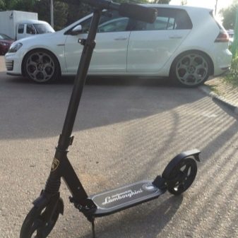 Самокати Lamborghini: триколісні й двоколісні дорослі і дитячі самокати з великими колесами і інші моделі