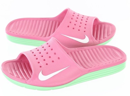 Шльопанці Nike (57 фото): жіночі шльопанці “Найк”, моделі Solarsoft slide, сандалі, які робляться ляпанцями