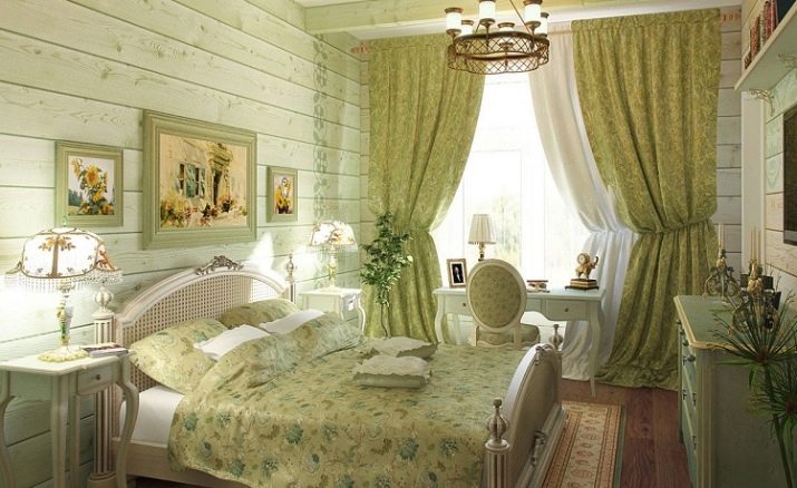 Спальня у фісташковому кольорі (39 фото): вибір штор, шпалер та текстилю в фісташкових тонах, варіанти дизайну інтер’єру