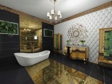 Ванна в стилі арт-деко (39 фото): оформлення ванної кімнати. Гарні приклади інтер’єру