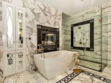 Ванна в стилі арт-деко (39 фото): оформлення ванної кімнати. Гарні приклади інтер’єру