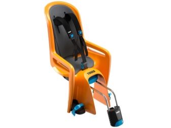 Велокрісла Thule: Yepp mini, RideAlong і інші моделі дитячих велосипедних крісел на кермо і багажник