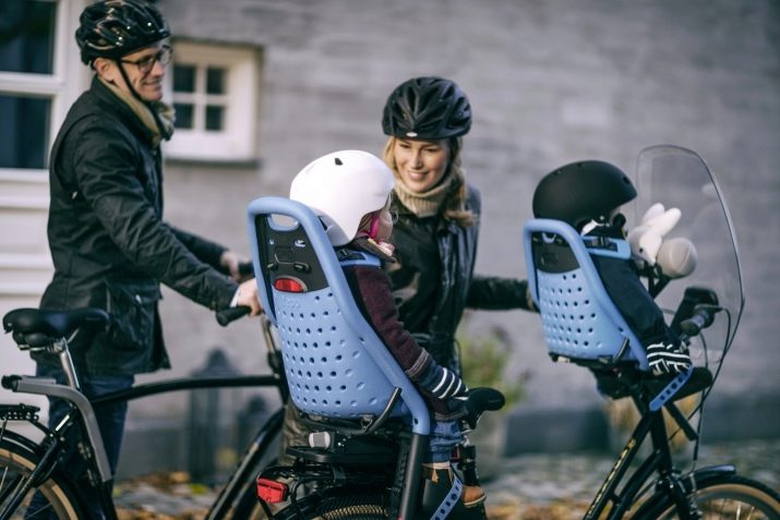 Велокрісла Thule: Yepp mini, RideAlong і інші моделі дитячих велосипедних крісел на кермо і багажник