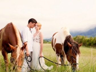 Весільна фотосесія на природі (51 фото): ідеї для зйомки в лісі і в полі у день весілля для нареченого і нареченої