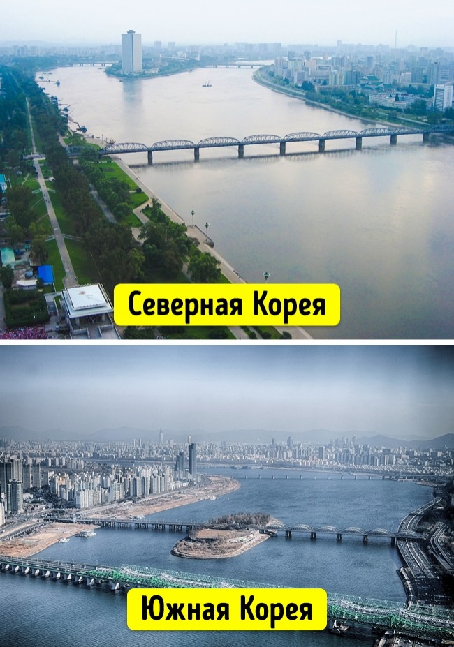 15 вражаючих змін у Північній і Південній Кореї за 70 років роз’єднання