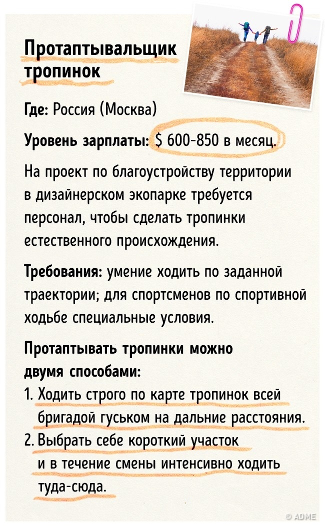 16 незвичайних і крутих робіт, про які мріє кожен з нас