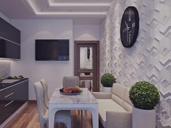 3D-шпалери для кухні (43 фото): вибираємо красиві 3D-шпалери для стін в інтер’єр, миються та інші види стереоскопічних шпалер для кухні різної площі
