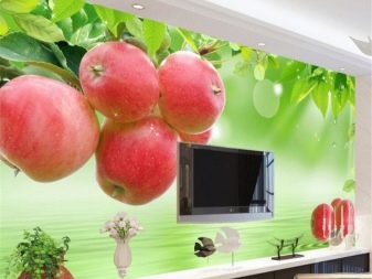 3D-шпалери для кухні (43 фото): вибираємо красиві 3D-шпалери для стін в інтер’єр, миються та інші види стереоскопічних шпалер для кухні різної площі