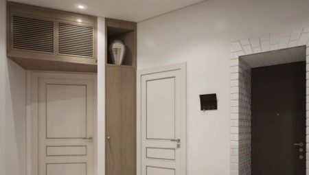 Антресоль в коридорі (40 фото): антресоль під стелею в передпокої, ідеї дизайну для вузького коридору, розміщення над вхідними дверима, вибираємо шафу-купе з дзеркалом і антресоллю