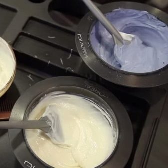 Балаяж на світле волосся (фото 52): фарбування довгих і коротких пасом, техніка фарбування волосся середньої довжини