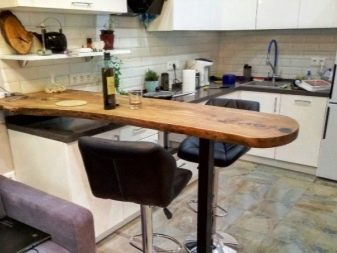 Барна стійка для кухні своїми руками (32 фото): як зробити барний стіл з дерева і гіпсокартону? Установка стільниці і опори для труби