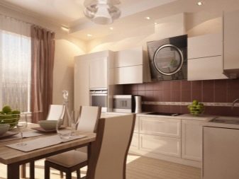 Бежева кухня (116 фото): глянцева і матова кухні в бежевих тонах в дизайні інтер’єру, поєднуємо з гарнітуром шпалери та меблі бежевого кольору