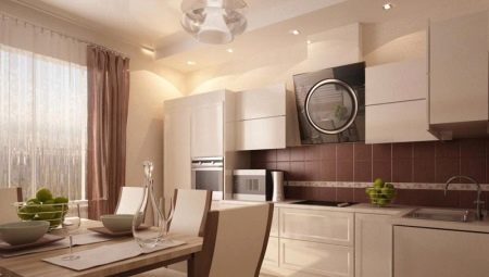 Бежево-коричнева кухня (фото 48): дизайн і вибір кухонного гарнітура в шоколадно-бежевих тонах, приклади в інтер’єрі