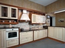 Бежево-коричнева кухня (фото 48): дизайн і вибір кухонного гарнітура в шоколадно-бежевих тонах, приклади в інтер’єрі