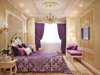 Бузкові штори в спальню (43 фото): особливості кольору в інтер’єрі, варіанти дизайну, фотошторы у світло-бузкових тонах з білим тюлем