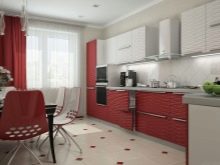 Червоно-біла кухня (65 фото): кухня білий верх червоний низ в дизайні інтер’єру. Які шпалери підійдуть до кухонного гарнітуру в червоно-білому кольорі?