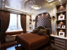 Чоловіча спальня (57 фото): особливості дизайну кімнати для чоловіка 20 років та інших віків. Які шпалери вибрати для інтер’єру в сучасному стилі?
