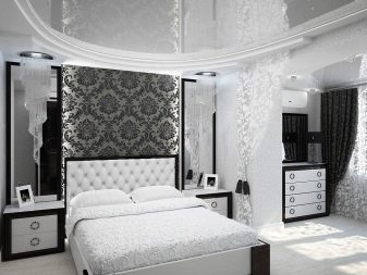 Чорно-біла спальня (76 фото): дизайн і стилі інтер’єру в чорно-білих тонах. Якого кольору можуть бути штори і шпалери?