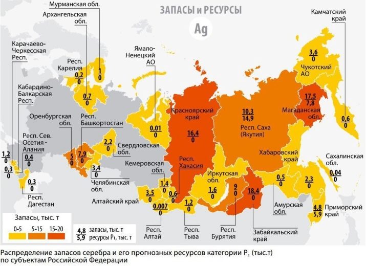 Де і як добувають срібло? Родовища видобутку в Росії і запаси в світі. Як отримують срібло на срібних рудниках?