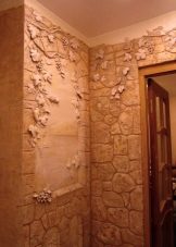 Декоративна штукатурка для внутрішньої обробки коридору (71 фото): оздоблення стін в інтер’єрі передпокою, фактурна і венеціанська штукатурки