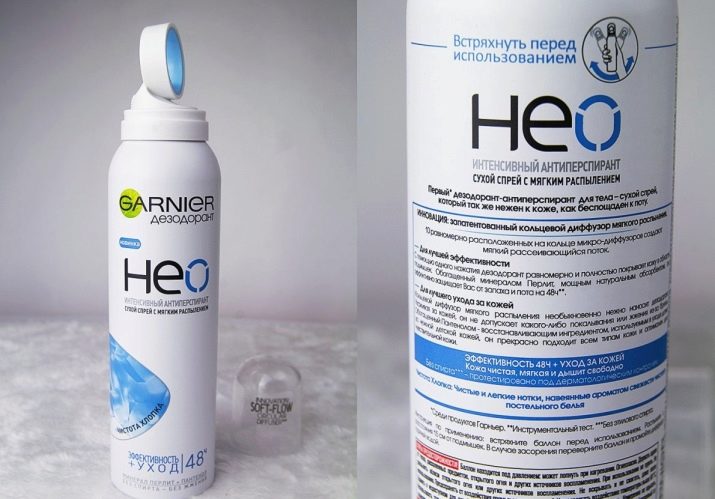 Дезодорант Garnier «Нео»: властивості сухого крему і спрею, опис невидимого антиперспиранта «Пантенол Плюс»