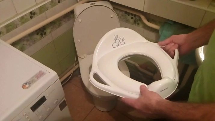 Дитячі сидіння на унітаз: особливості сидіння зі сходинкою і стульчака з вкладишем, огляд складних сидінь, моделі 2 в 1 з кришкою для дорослих і дітей