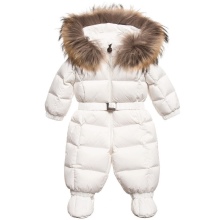 Дитячий комбінезон Moncler (65 фото): зимовий пуховий напівкомбінезон Монклер для дівчаток, відгуки