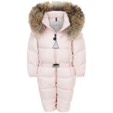 Дитячий комбінезон Moncler (65 фото): зимовий пуховий напівкомбінезон Монклер для дівчаток, відгуки