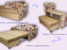 Диван-стіл: 3 в 1 з ліжком і інші варіанти трансформера, кольору і вибір для малогабаритної квартири