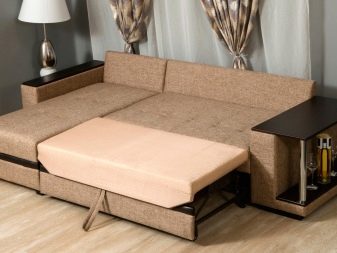 Дивани з ящиком для білизни: розсувний вперед і розкладні кутові дивани з двома білизняними ящиками, інші моделі