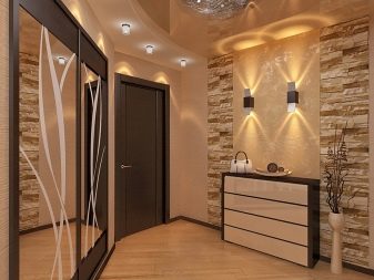 Дизайн холу в приватному будинку і квартирі (80 фото): красиві шпалери в інтер’єрі холу-передпокою в заміському будинку, оформлення невеликого і великого холів