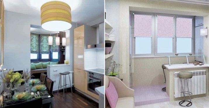Дизайн кухні 10 кв. м з диваном (61 фото): кухня-вітальня і кухня-спальня 10 квадратних метрів з балконом, планування інтер’єру зі спальним місцем