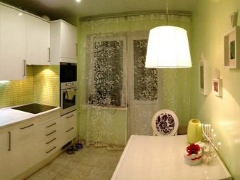 Дизайн кухні 9 кв. м у панельному будинку (91 фото): тонкощі здійснення ремонту та приклади інтер’єру кухні 9 квадратних метрів, особливості планування кухні 9 квадратів