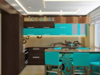 Дизайн кухні 9 кв. м у панельному будинку (91 фото): тонкощі здійснення ремонту та приклади інтер’єру кухні 9 квадратних метрів, особливості планування кухні 9 квадратів
